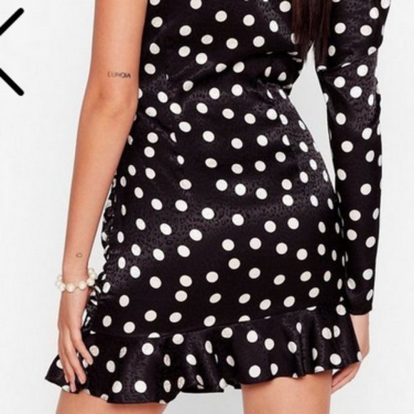 Nasty Gal On the Spot One Shoulder Mini Dress - Picture 1 of 3